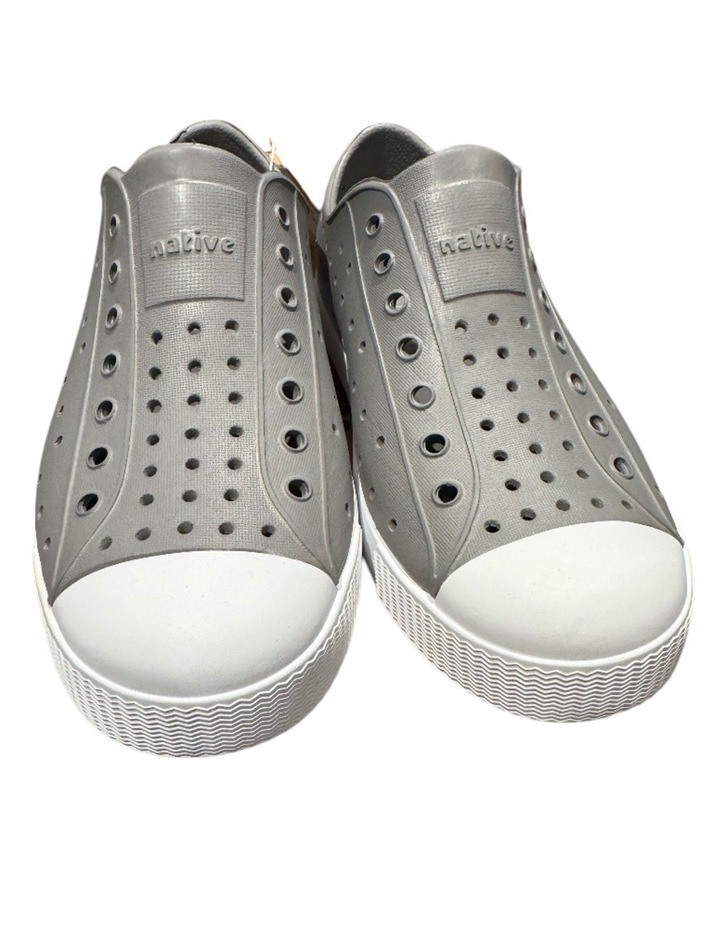 NATIVE SHOES “Jefferson” pigeon grey/shell white water shoes - J3